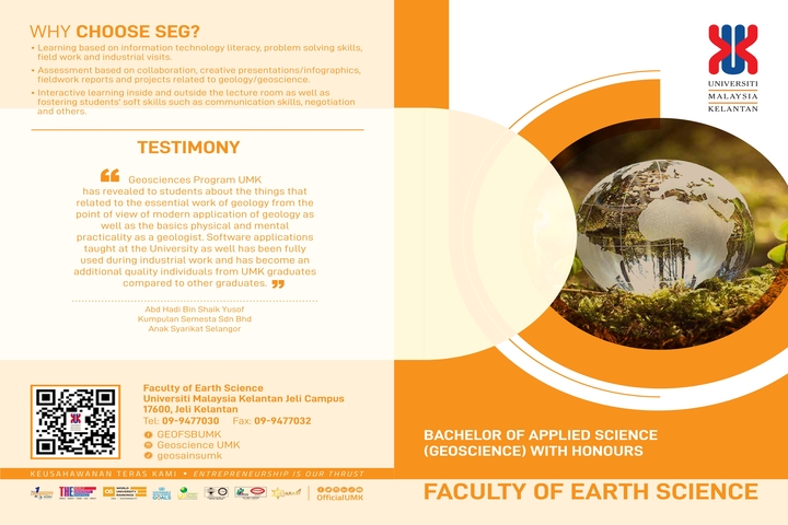 Bachelor of Applied Science (Geoscience) With Honours