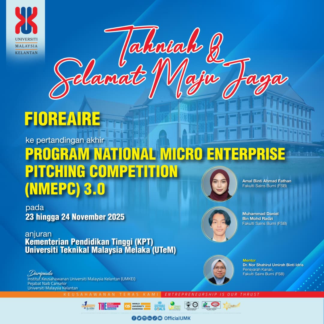 PERTANDINGAN AKHIR PROGRAM NATIONAL MICRO ENTERPRISE PITCHING COMPETITION (NMEPC) 3.0